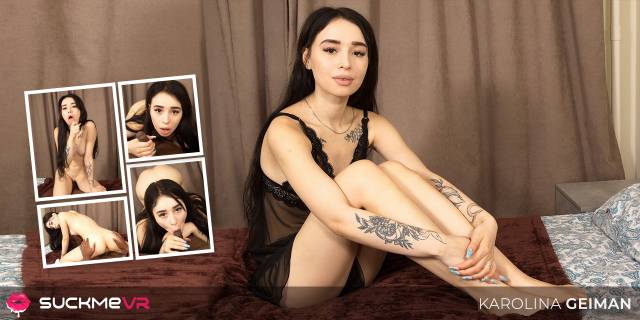Karolina Geiman Playing With A Black Dick For The First Time