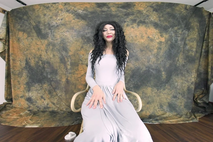 Hotkinkyjo in Long Dress Self Anal Fisting & Prolapse in Studio