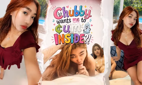 Breeding My Chubby Asian Slut Raw No Pullout