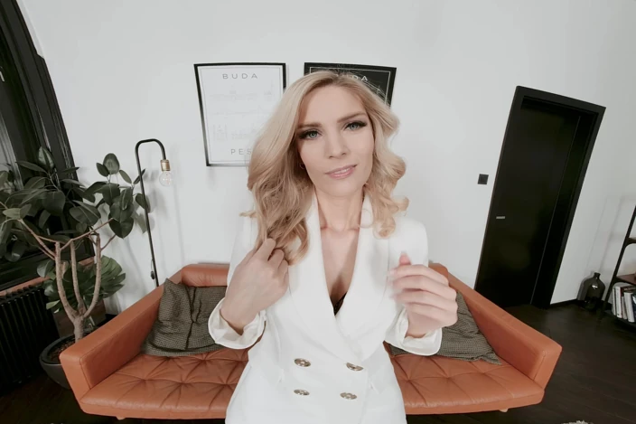 Blondie Teases Her Curious Lover