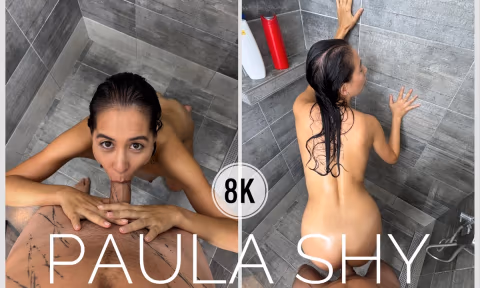 Gorgeous Paula Is In The Shower With You