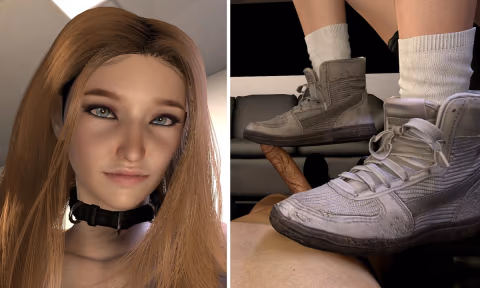 Foot Fetish Perv Got Caught Shoejob At The Office